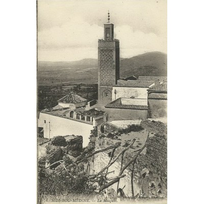 CARTE POSTALE ANCIENNE: ALGERIE ANNEES 1900. SIDI-BOU-MEDINE, LA MOSQUEE.