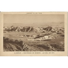 CARTE POSTALE ANCIENNE: ALGERIE, 1928. ENVIRONS DE BISKRA, LE COL DE SFA.