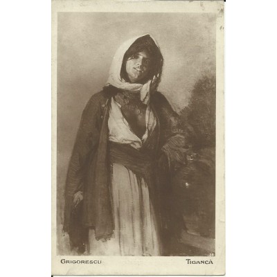 CARTE POSTALE, ANNEES 1910, ROUMANIE, GRIGORESCU, TIGANCA.