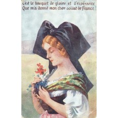 CPA - ALSACE - Serments D'Amour - Années 1920