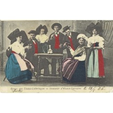 CPA - ALSACE - Tenues Traditionnelles - Colorisée - Années 1900