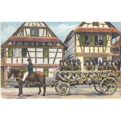 CPA - ALSACE PITTORESQUE - Alsaciennes - Colorisée - Années 1910