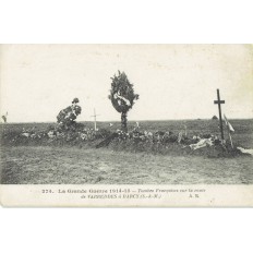 CPA - BARCY - Tombe Françaises Sur La Route De Varreddes (14-18) - Années 1910.