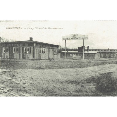 CPA - GRIESHEIM - Camp Général De Grandmaison - Années 1920