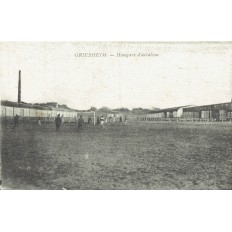 CPA - GRIESHEIM - Hangars D'Aviation - Années 1920