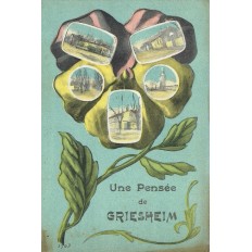 CPA - GRIESHEIM - Une Pensée - Année 1926