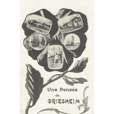 CPA - GRIESHEIM - Une Pensée - Années 1920