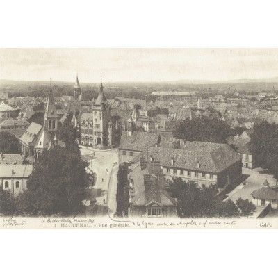 CPA - HAGUENAU - Vue Générale - Années 1920