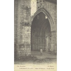 CPA - LARCHANT - Eglise Saint Mathurin Portail Ouest - Années 1910.