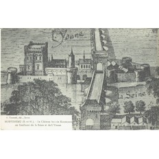 CPA - MONTEREAU - Le Château Fort & Ses Confluents - Années 1900