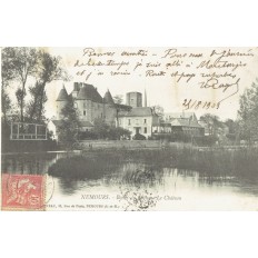 CPA - NEMOURS - Bords Du Loing & Le Château - Années 1900