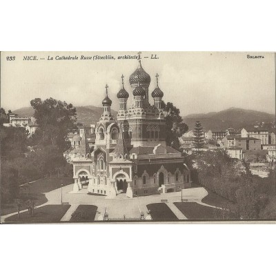 CPA - NICE, CATHEDRALE RUSSE (STOECKLIN ARCHITECTE), vers 1910.