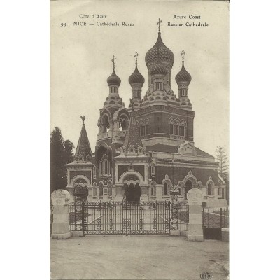 CPA - NICE, CATHEDRALE RUSSE, vers 1910