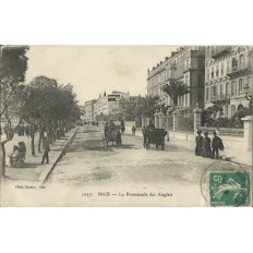 CPA - NICE, LA PROMENADE DES ANGLAIS (1910).