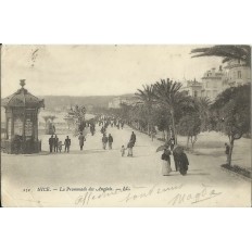CPA - NICE, La Promenade des Anglais en 1900.