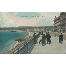 CPA - NICE, RAUBA CAPEU. TERRASSE DU SOLEIL (couleurs), années 1900.