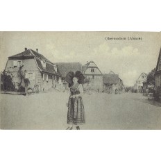CPA - OBERMODERN - Costume Traditonnel - Année 1918