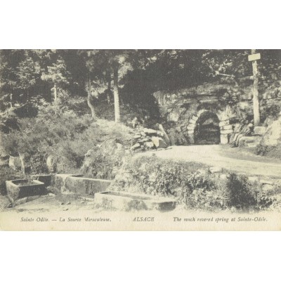 CPA - SAINTE ODILE - La Source Miraculeuse - Années 1920