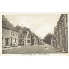 CPA - SARRE UNION - Rue De Phalsbourg - Années 1920