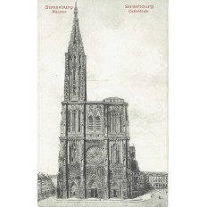 CPA - STRASBOURG - Cathédrale - Années 1910