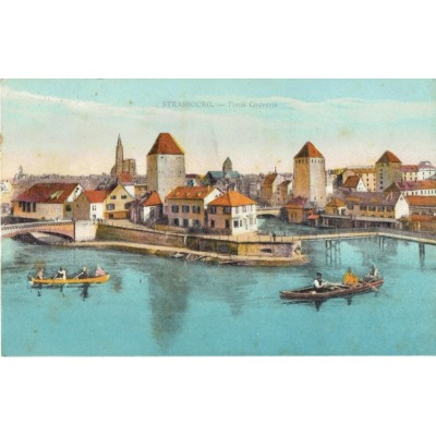 CPA - STRASBOURG - Ponts Couverts - Années 1930
