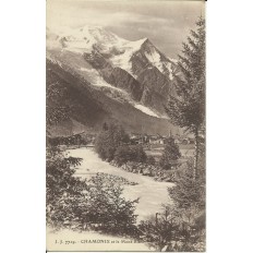 CPA: UNE VUE DE CHAMONIX, Années 1910.