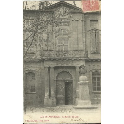 CPA: AIX-EN-PROVENCE, LA FACULTE DE DROIT VERS 1900.