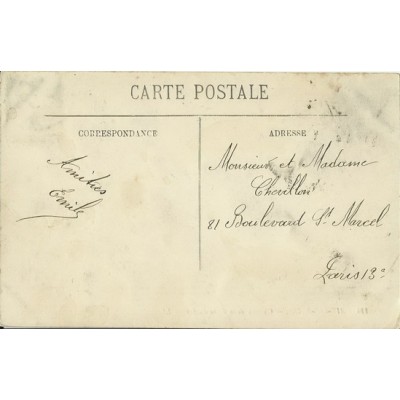 CPA: AIX-LES-BAINS. CHATEAU DE LA ROCHE DU ROI, vers 1900. COULEURS.