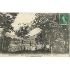 CPA: AIX-LES-BAINS. HOTEL DU BOIS LAMARTINE AU DOMAINE DE LA REINE, ANNEES 1900