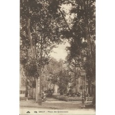CPA: ALGERIE, ANNEES 1910. ORAN, PLACE DES QUINCONCES.