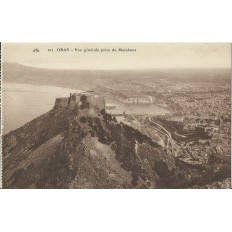 CPA: ALGERIE, ANNEES 1910. ORAN, VUE GENERALE PRISE DU MARABOUT.