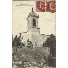 CPA: ALLAUCH, NOTRE-DAME DU CHATEAU, ANIMEE,, vers 1900.