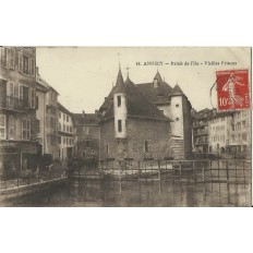 CPA: ANNECY. LE PALAIS DE L'ILE, VIEILLES PRISONS. Années 1910.