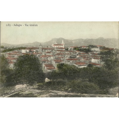 CPA: AUBAGNE, VUE GENERALE, vers 1900.