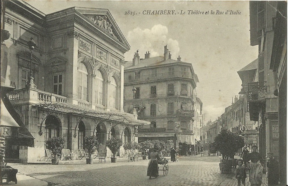 CPA Ancienne Chambéry – Rue Du Lycée (Savoie, Années 1900)