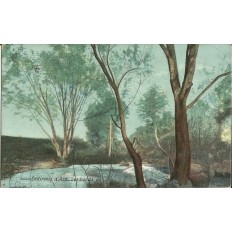 CPA: ENVIRONS d'AIX-EN-PROVENCE, LES BORDS DE L'ARC, ANNEES 1900.