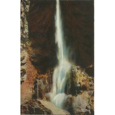 CPA: LES GORGES DU LOUP, CASCADE DE COURMES, Années 1900.