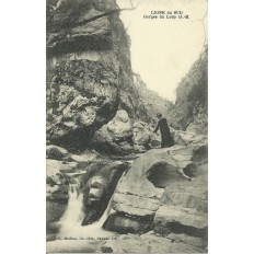 CPA: LIGNES DU SUD, GORGE DU LOUP, Années 1900.