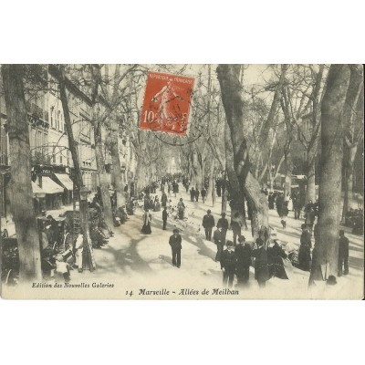CPA: MARSEILLE, ALLEES DE MEILHAN, années 1900