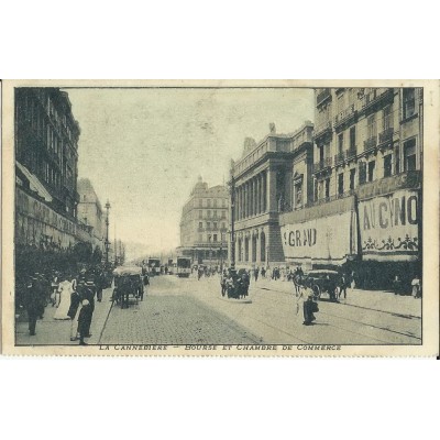 CPA: MARSEILLE, BOURSE ET CHAMBRE DU COMMERCE, VERS 1900