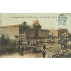 CPA: MARSEILLE, EXPOSITION COLONIALE 1906, PALAIS DE LA MER.