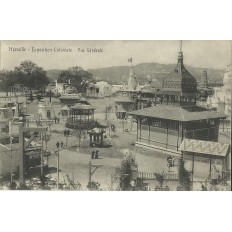 CPA: MARSEILLE, EXPOSITION COLONIALE 1906, VUE GENERALE.