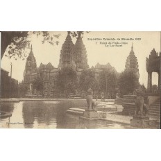 CPA: MARSEILLE, EXPOSITION COLONIALE 1922, INDO-CHINE, LE LAC SACRE.