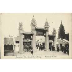 CPA: MARSEILLE, EXPOSITION COLONIALE 1922. ANNAM ET TONKIN.