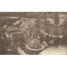 CPA: MARSEILLE, EXPOSITION COLONIALE 1922. ENSEMBLE SECTION INDO-CHINOISE.