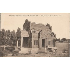 CPA: MARSEILLE, EXPOSITION COLONIALE 1922. PETIT PAVILLON INDOCHINOIS.