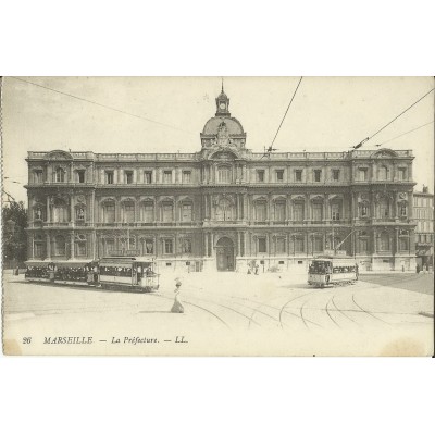 CPA: MARSEILLE, LA PREFECTURE, ANNEES 1900