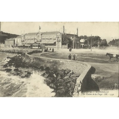 CPA: MARSEILLE, LE CASINO DE LA PLAGE. ANNEES 1900