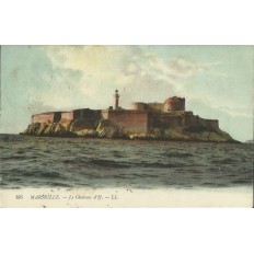 CPA: MARSEILLE, LE CHATEAU d' IF. ANNEES 1900.