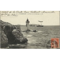 CPA: MARSEILLE, LE PHARE DE LA DESIRADE,vers 1910